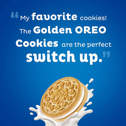 OREO Golden Sandwich Cookies Bulk Pack – Golden Vanilla Reward for Balanced Me-Time and Relaxing Kitchen Pauses