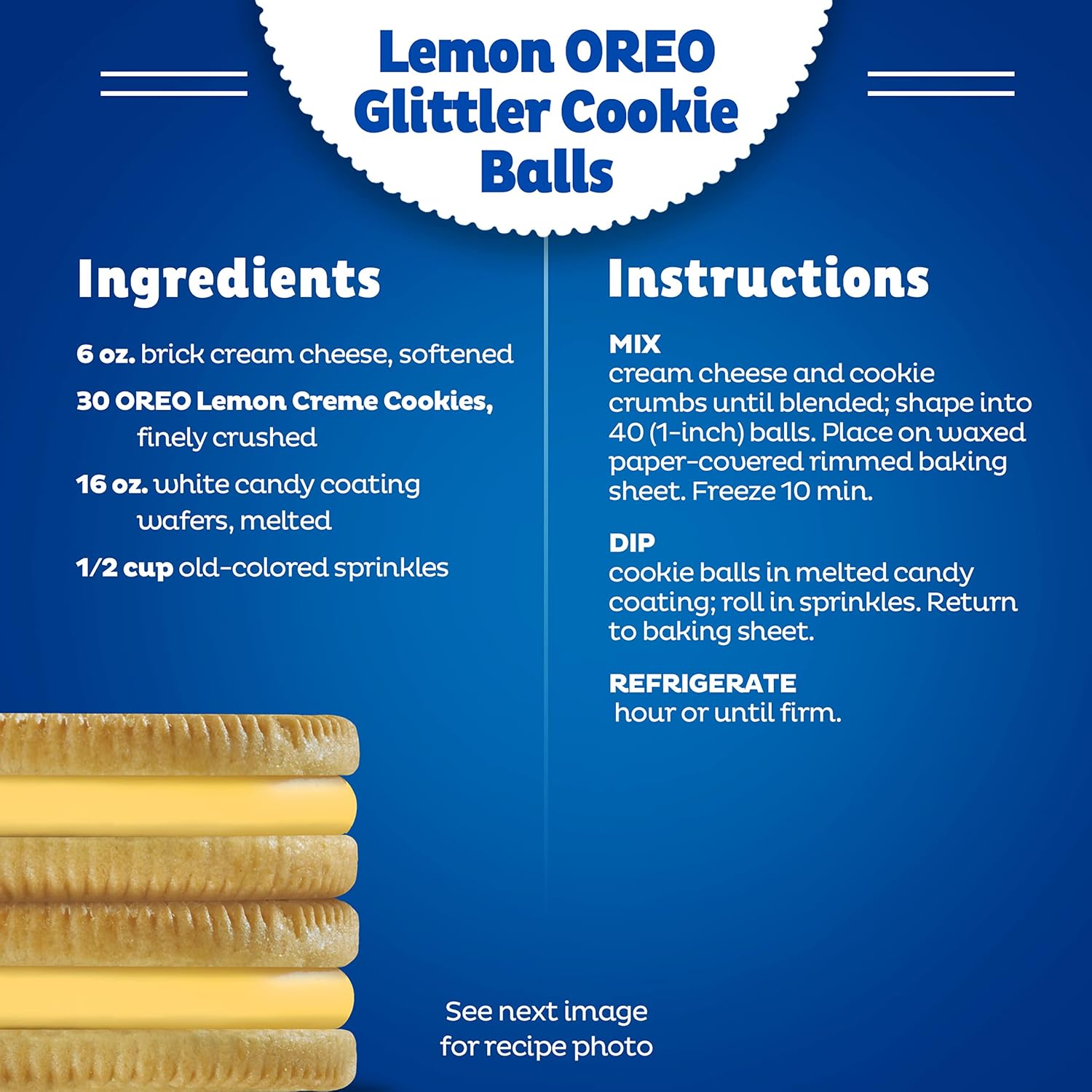 OREO Lemon Creme Sandwich Cookies – Tangy Lemon Dessert for Relaxing Evening Wind-Down, Party Size 24.95 oz