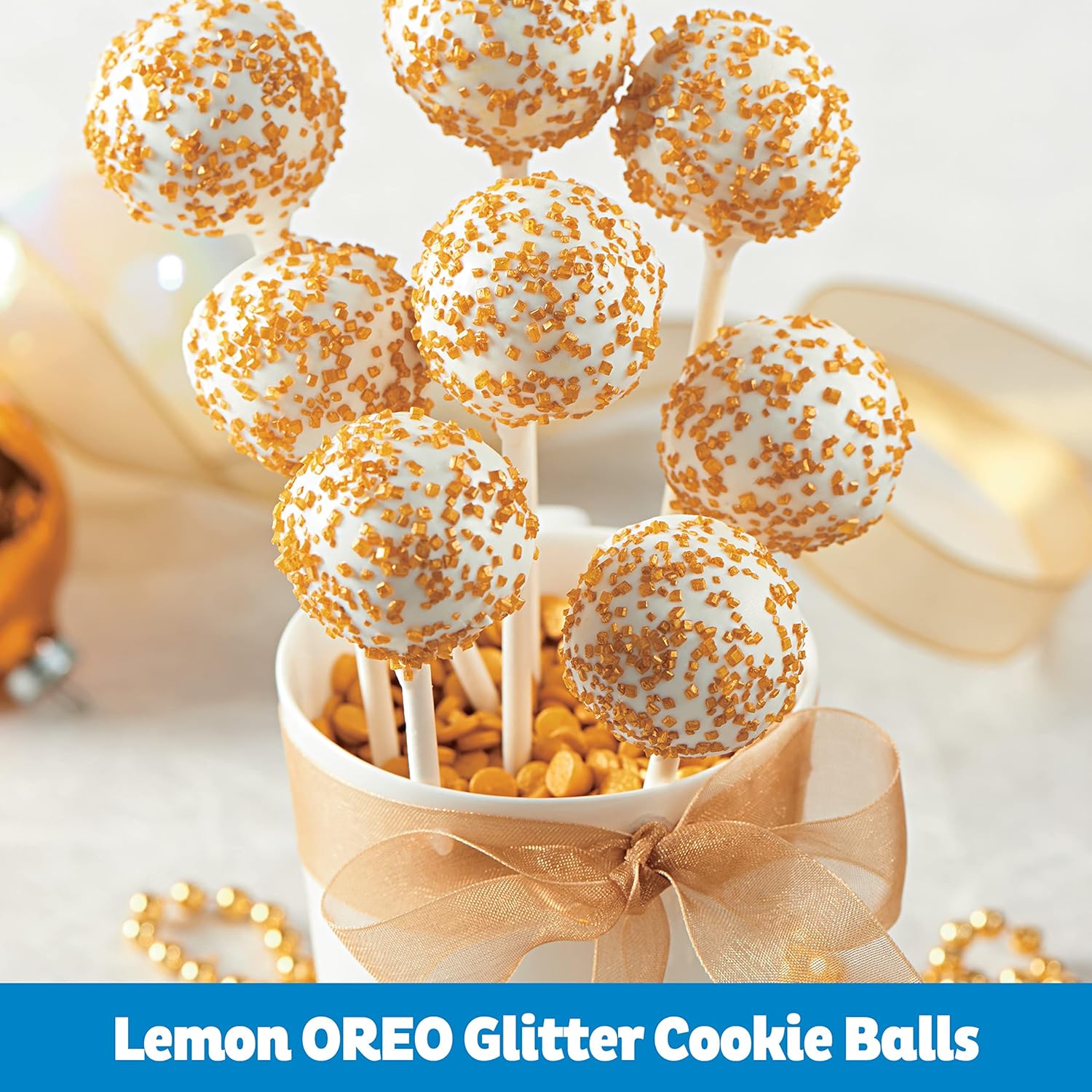 OREO Lemon Creme Sandwich Cookies – Tangy Lemon Dessert for Relaxing Evening Wind-Down, Party Size 24.95 oz