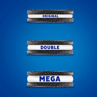OREO Mega Stuf Sandwich Cookies, Bulk 25.35 oz – Tailgate and Park Day Treat for On-the-Go Snacking