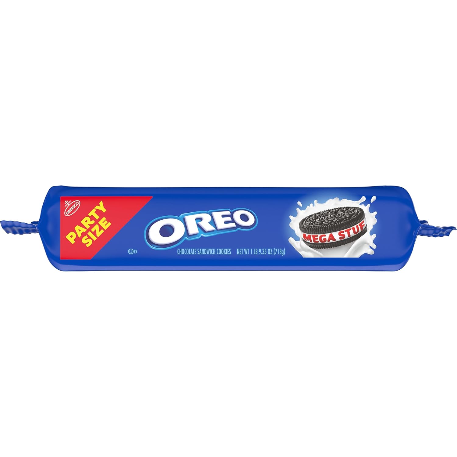 OREO Mega Stuf Sandwich Cookies, Bulk 25.35 oz – Tailgate and Park Day Treat for On-the-Go Snacking