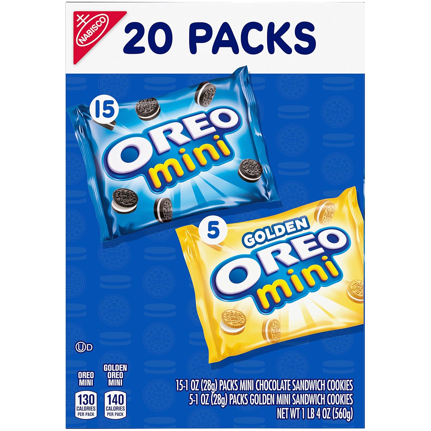 OREO Mini Mix Sandwich Cookies Variety Pack for Picnic and Park Day Snacks, Bulk Mini Cookies