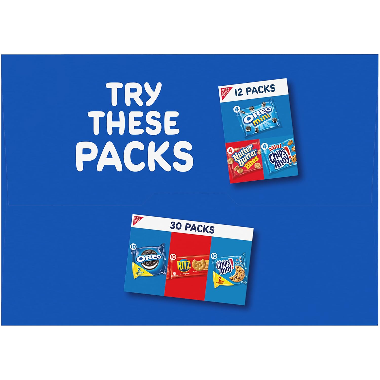 OREO Mini Mix Sandwich Cookies Variety Pack for Picnic and Park Day Snacks, Bulk Mini Cookies