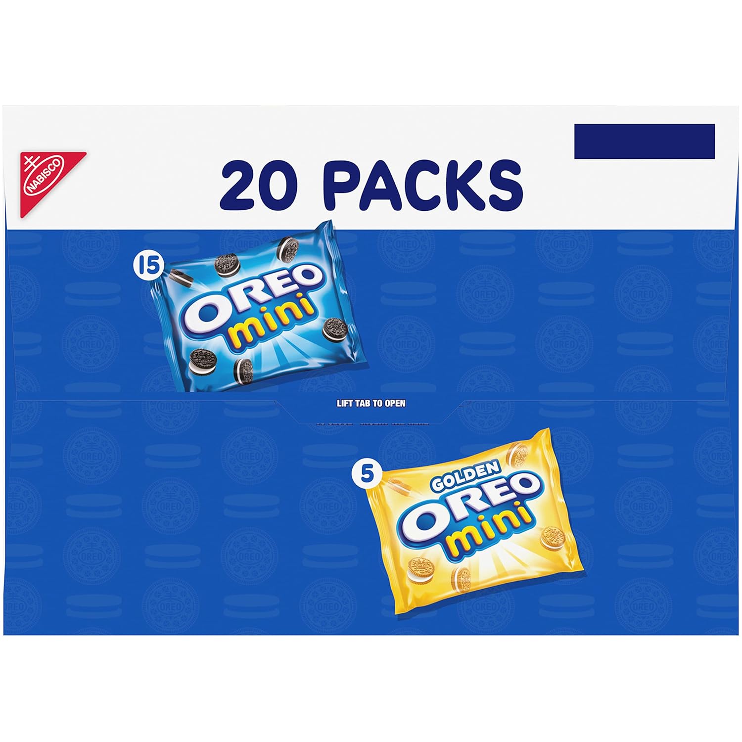 OREO Mini Mix Sandwich Cookies Variety Pack for Picnic and Park Day Snacks, Bulk Mini Cookies