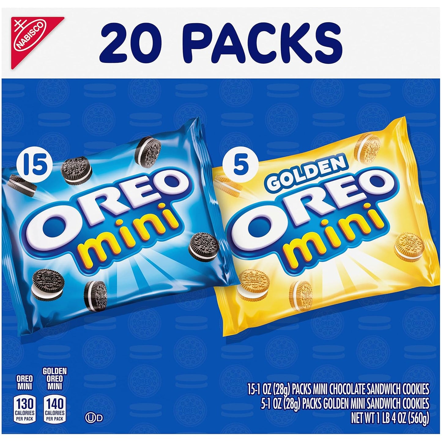 OREO Mini Mix Sandwich Cookies Variety Pack for Picnic and Park Day Snacks, Bulk Mini Cookies