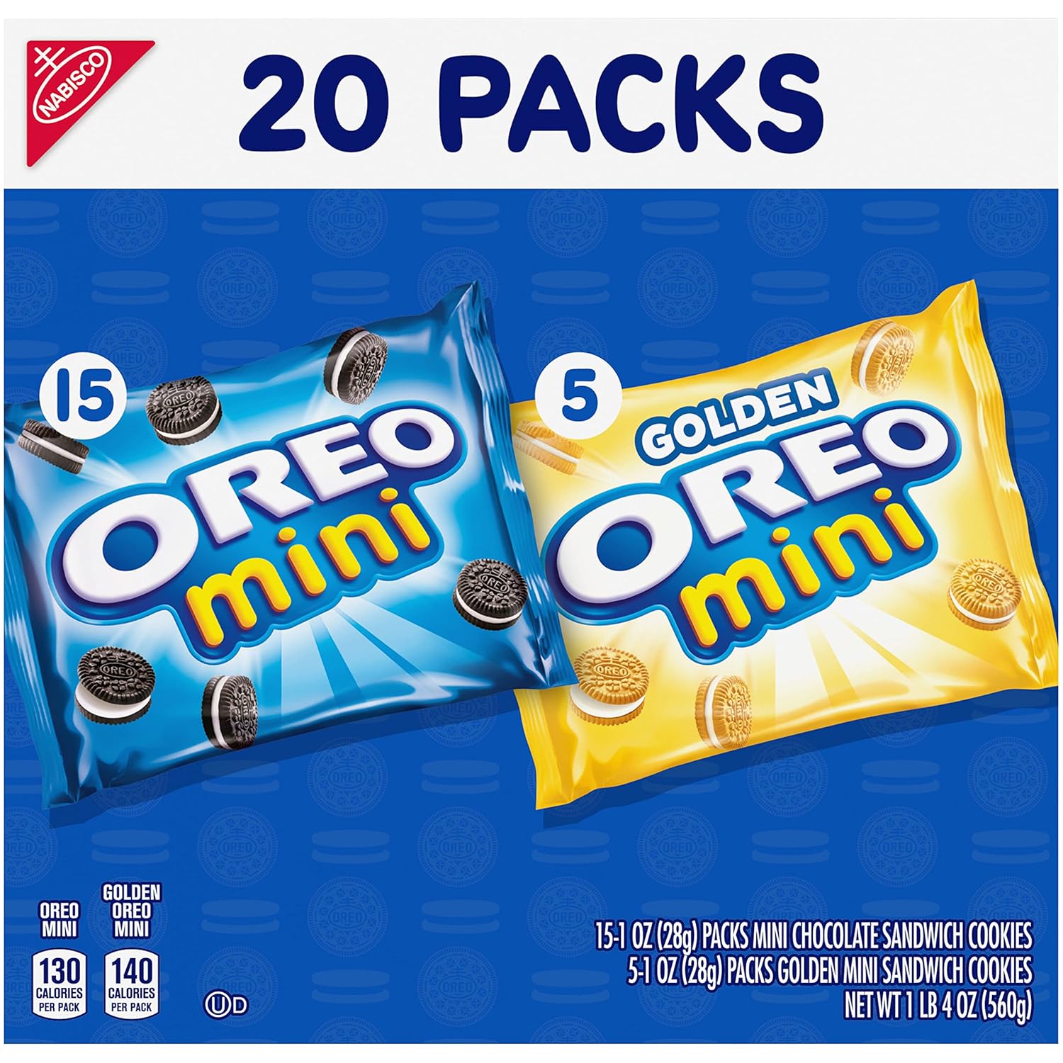 OREO Mini Mix Sandwich Cookies Variety Pack for Picnic and Park Day Snacks, Bulk Mini Cookies