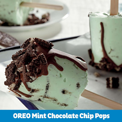 OREO Mint Creme Chocolate Wafer Sandwich Cookies Party Size 24.95 oz – Quick Desk Treat and Afternoon Energy Boost for Work
