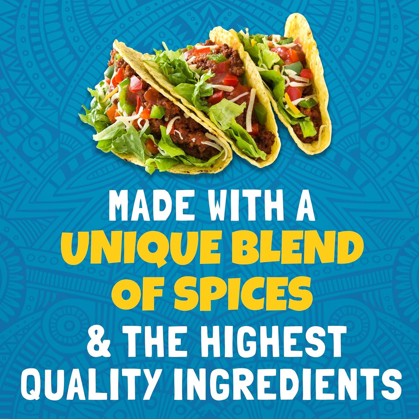 Ortega 24 oz Taco Seasoning, Streamlined Mexican Spice Blend for Organized Kitchens
