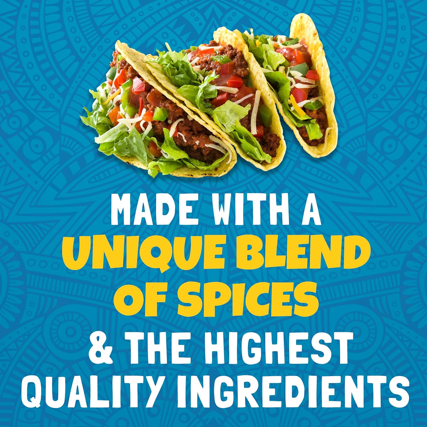 Ortega 24 oz Taco Seasoning, Streamlined Mexican Spice Blend for Organized Kitchens