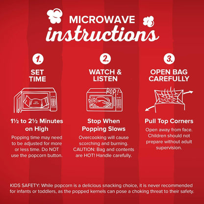 Orville Redenbacher's Kettle Corn Popcorn – Mess-Free Microwave Snack for Shared Workspaces