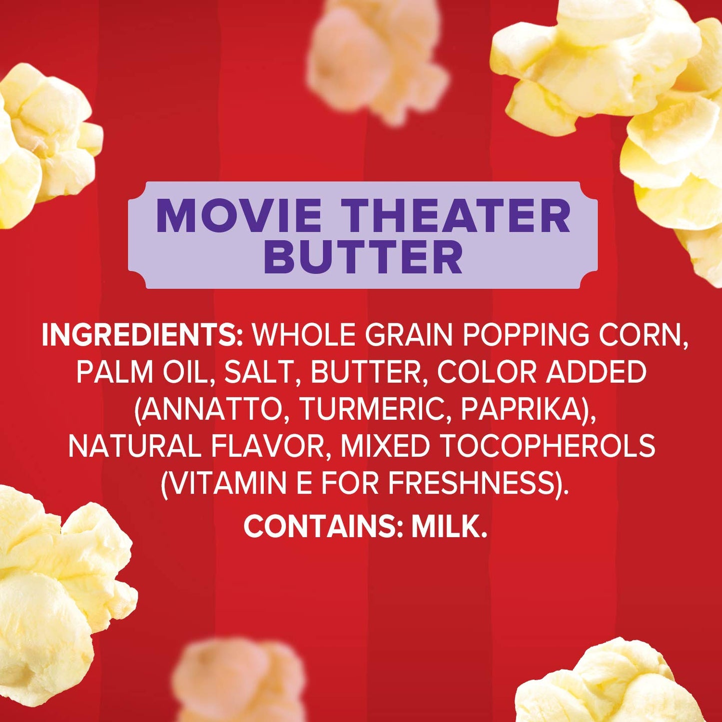 Orville Redenbacher's Movie Theater Butter Popcorn – Travel-Friendly Microwave Popcorn for Tailgates and Road Trips, 6-Count