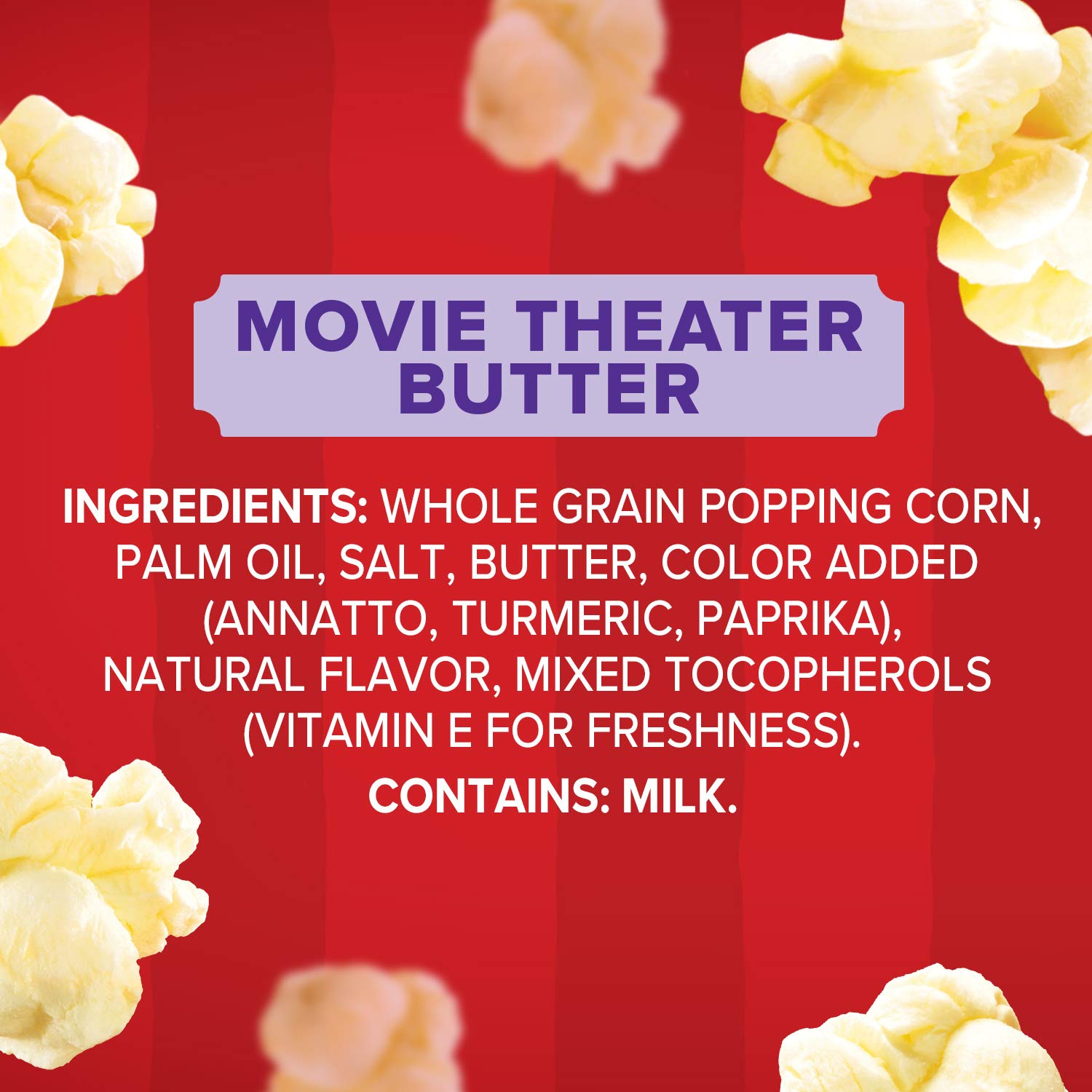 Orville Redenbacher's Movie Theater Butter Popcorn – Travel-Friendly Microwave Popcorn for Tailgates and Road Trips, 6-Count