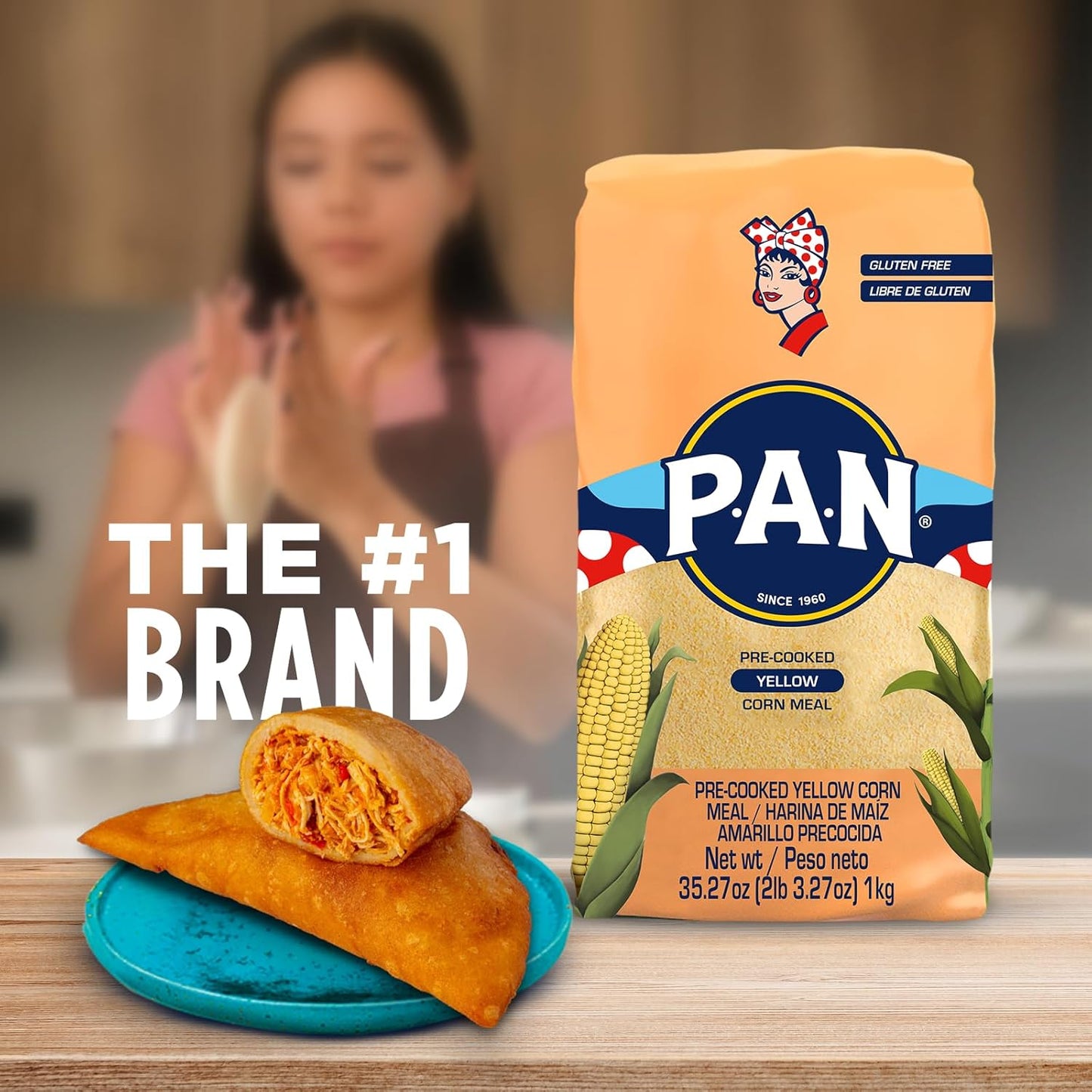 P.A.N. Yellow Corn Meal – Easy Mix for Homemade Pupusas and Corn Cookies Kids Love