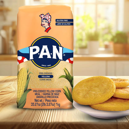 P.A.N. Yellow Corn Meal – Easy Mix for Homemade Pupusas and Corn Cookies Kids Love
