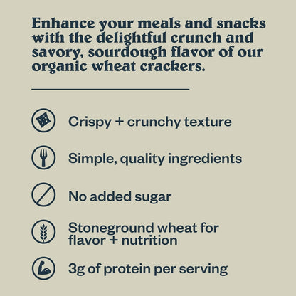 Patagonia Provisions Rosemary Garlic Crackers – Sturdy Outdoor Snack for Beach Days and Backcountry Lunches