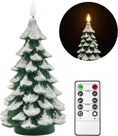 PChero Holiday Candle with Remote – Housewarming & Birthday Present for Her, Christmas Eve Party Favor for Family