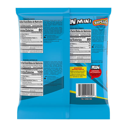 Pelon Pelo Rico Mini Assorted Mexican Candy – Nostalgic Comfort Snack for Relaxing Evenings and Cozy Downtime, Three-Flavor Squeeze Pack