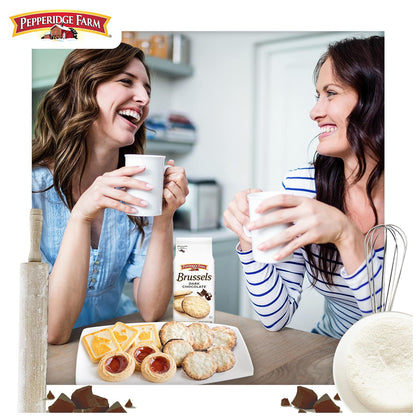 Pepperidge Farm Brussels Dark Chocolate Cookies – Antioxidant-Rich Dark Chocolate Cookie for the Wellness Journal Moment, Quiet Reflective Pause