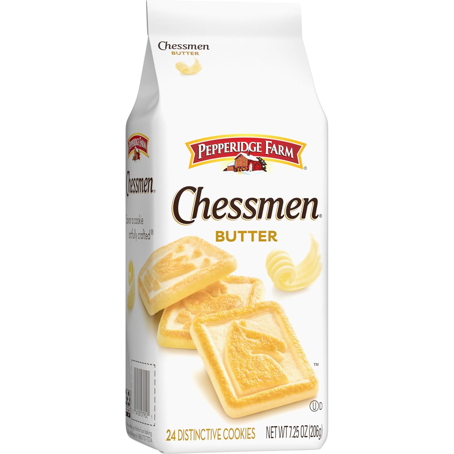 Pepperidge Farm Chessmen Butter Cookies – Kid Party Favor Treats, Fun Chess Shape Cookies