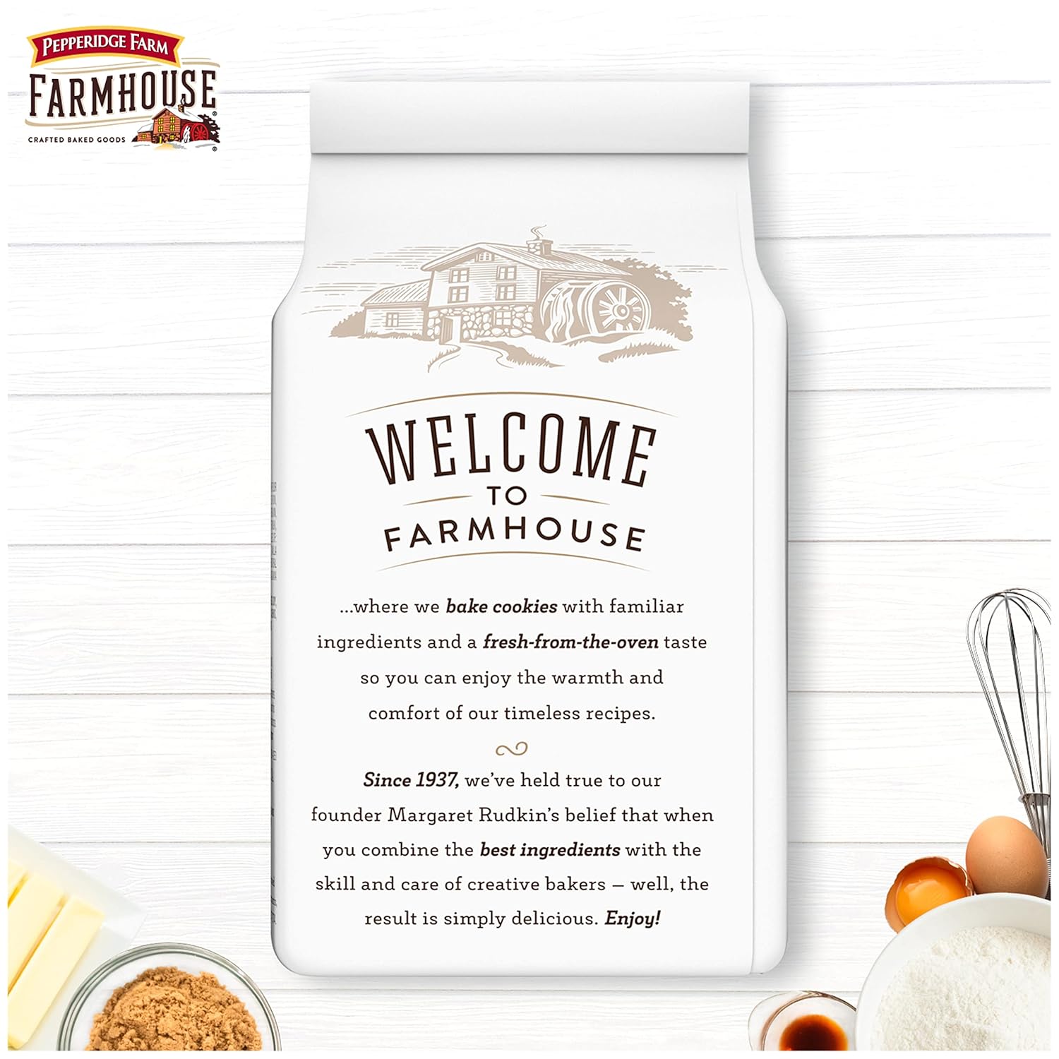 Pepperidge Farm Farmhouse Thin & Crispy Cookies – Charming Dessert Course for Dinner Party Presentation