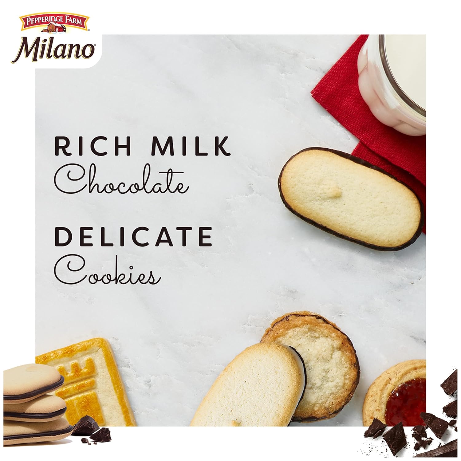 Pepperidge Farm Milano Cookies – Charming Addition to Coffee Bar Styling and Living Room Entertaining, 3-Pack Bundle