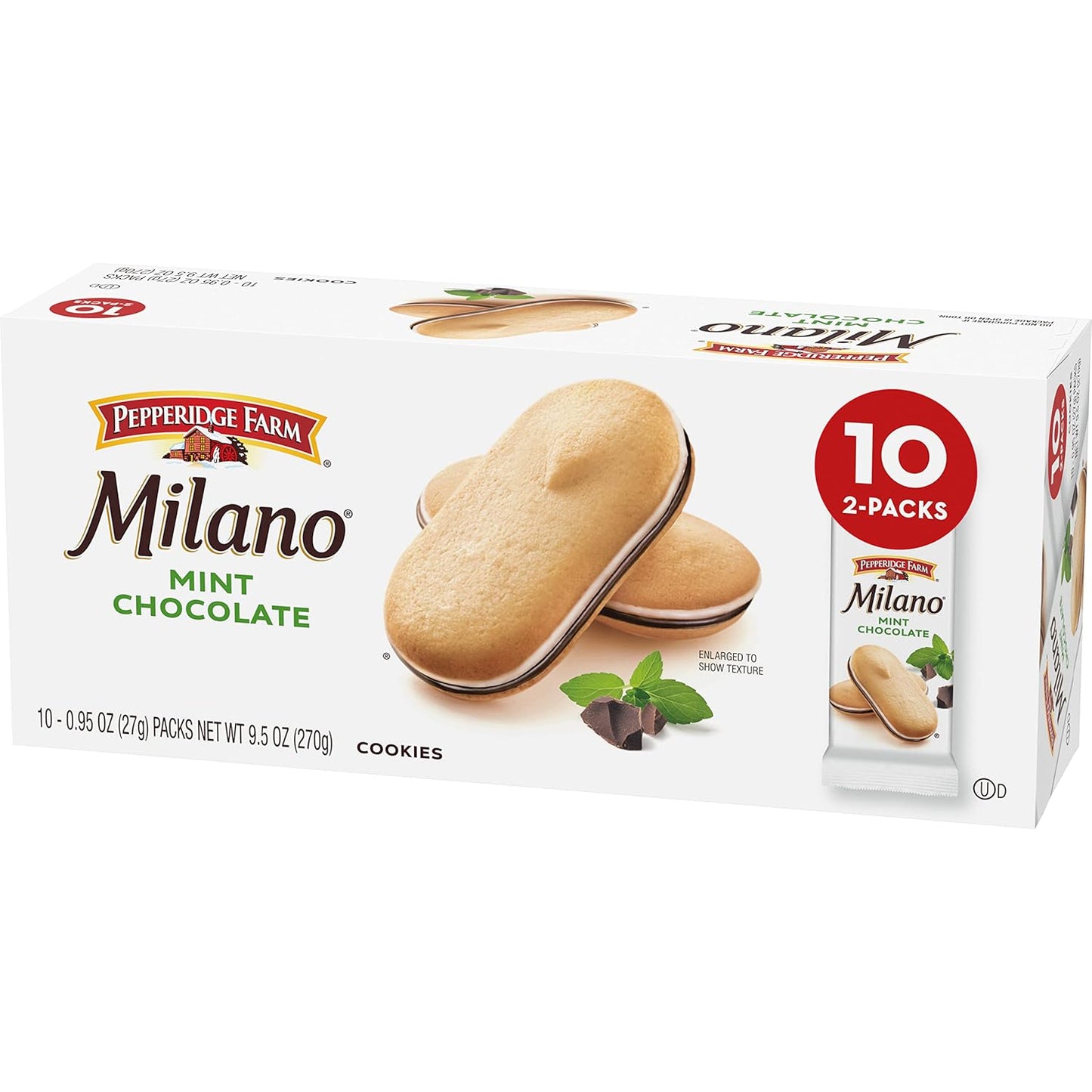 Pepperidge Farm Milano Dark Chocolate Cookies – Calm Reading Nook Companion for Quiet Wind-Down Rituals, Two Cookies Per Pack