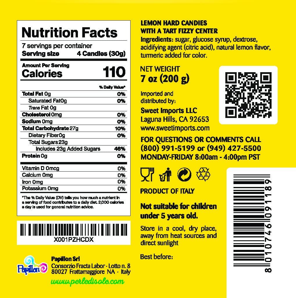 Perle di Sole Imported Italian Lozenges – Resealable Camp Snack and Hiking Trail Companion