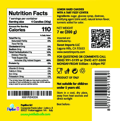 Perle di Sole Imported Italian Lozenges – Resealable Camp Snack and Hiking Trail Companion