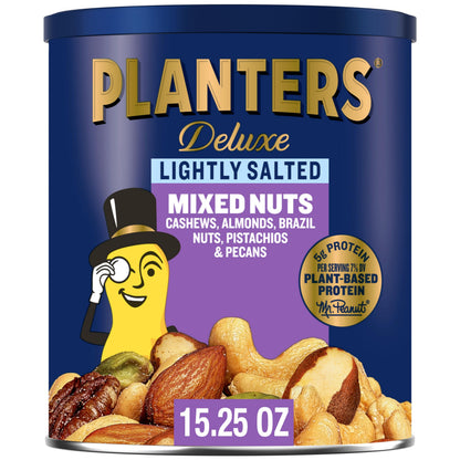 PLANTERS Plant Protein Nut Variety – Long-Lasting Road Trip Snack for the Family Car and RV Adventures