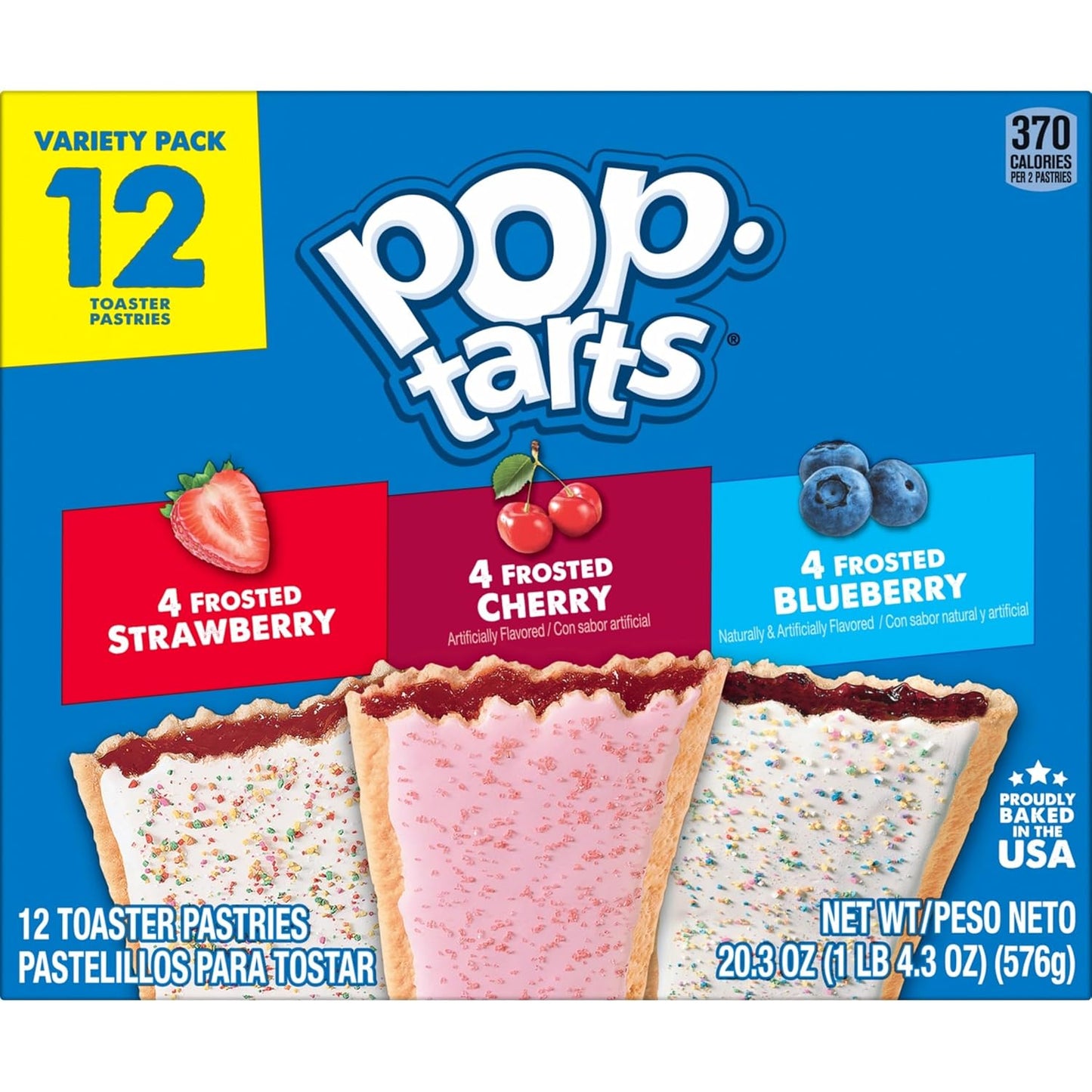Pop-Tarts Toaster Pastries, Thoughtful Hostess and Housewarming Snack Gift, Variety Pack, 20.3oz Box (12 Count)