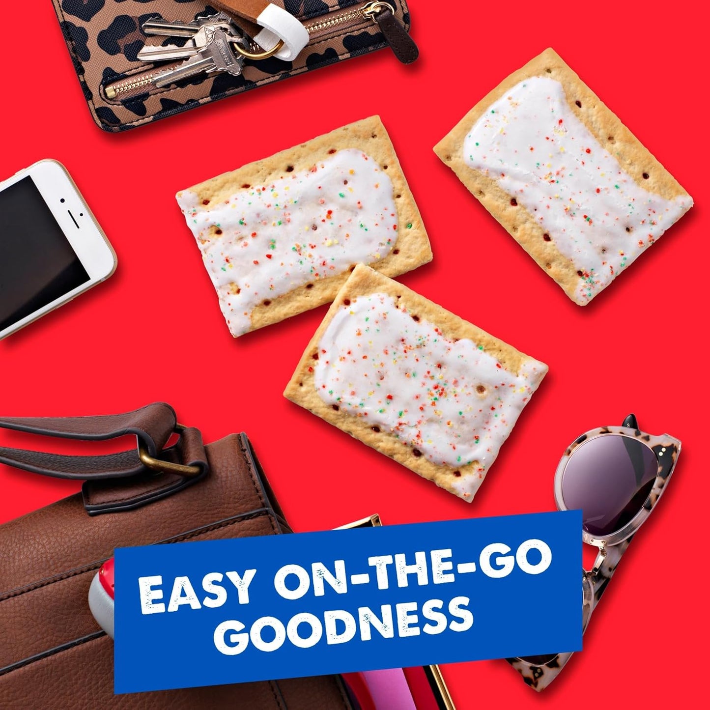 Pop-Tarts Variety Pack Toaster Pastries, Hostess Gift and Pantry Stocking Stuffer, 54.1oz Box