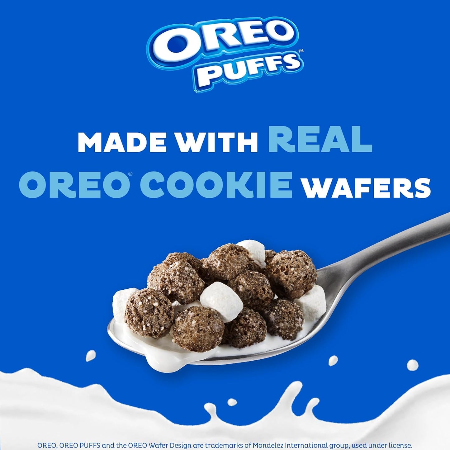 Post Oreo Puff Cereal – Easy Pour-Over Breakfast Cereal for Busy Professionals and College Late Shifts, 10 oz