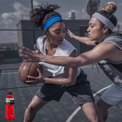 Powerade Fruit Punch – Zero-Sugar Hydration Option for Calorie-Conscious Workdays, 20oz 8 Pack
