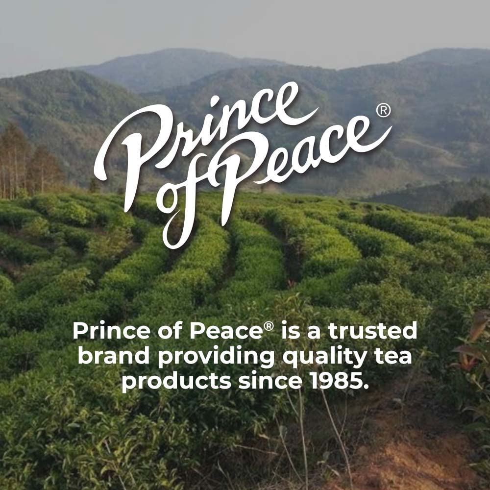 Prince of Peace Organic Green Tea, 100 ct – Single-Ingredient Organic Brew for Minimalist Wellness Enthusiasts