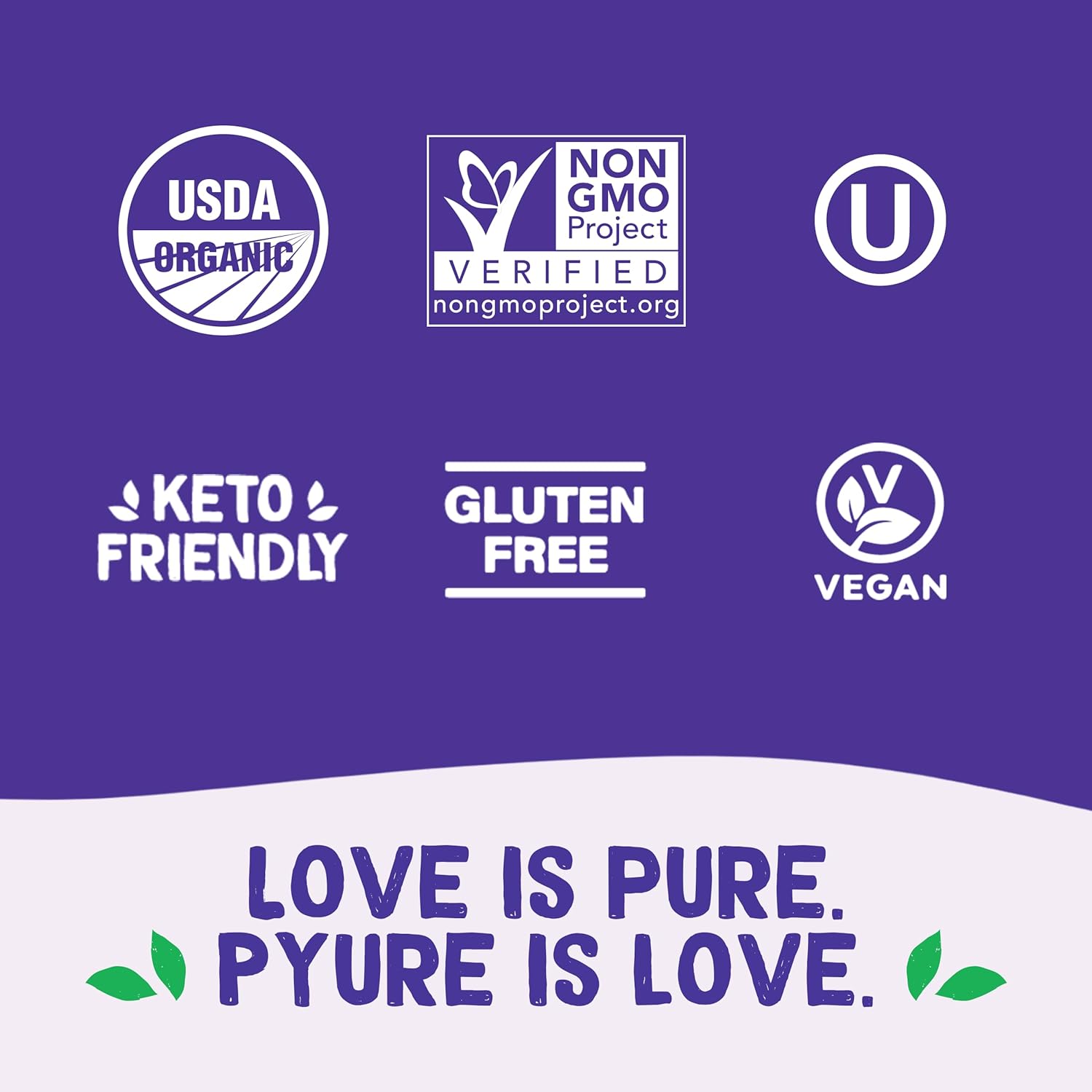 Pyure Organic Vanilla Stevia Drops – Leak-Proof On-the-Go Sweetener for Road Trips and Outdoor Dining