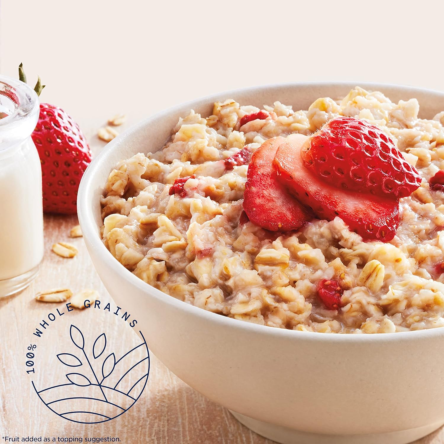 Quaker Immunity Instant Oatmeal – 2-Minute Home Office Breakfast, 32 Single-Serve Whole Grain Packets for Focused Mornings