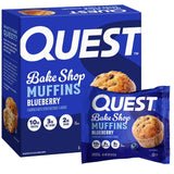 Quest Bake Shop Blueberry Muffins – On-the-Go Snack for Kids' Sports, Picnics, and Outdoor Practices, 4 Count