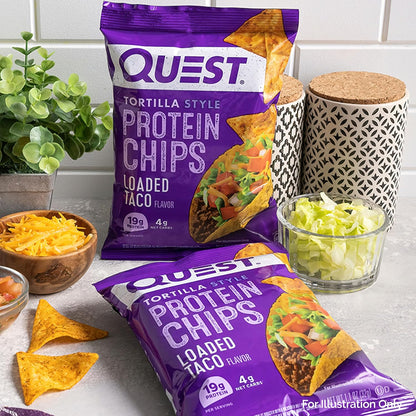 Quest Nutrition Chili Lime Protein Tortilla Chips – Desk Friendly High Protein Snack for Focused Workdays