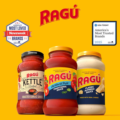 Ragu Old World Style Traditional Sauce, Quality Ingredients for Nourishing Pasta Night at Home, 45 oz