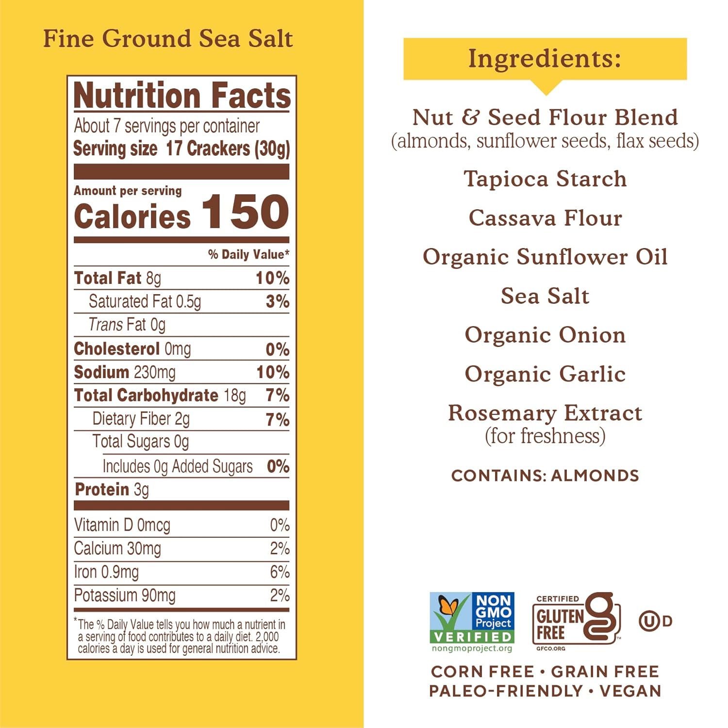 real cheese and simple, recognizable ingredient list with nothing artificial