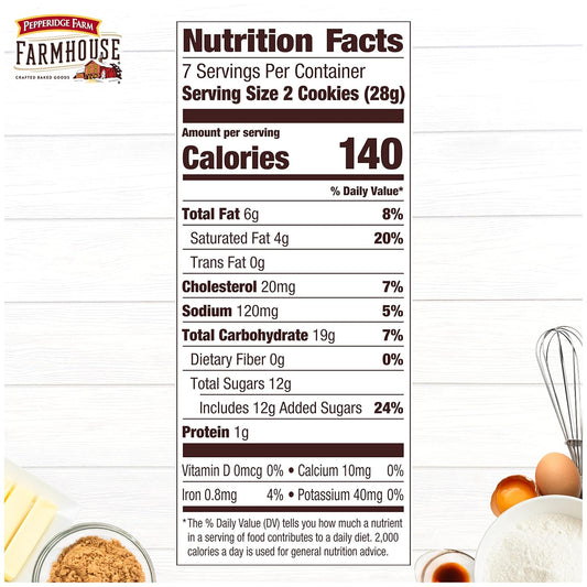 real ingredients: creamery butter, real eggs, real vanilla extract