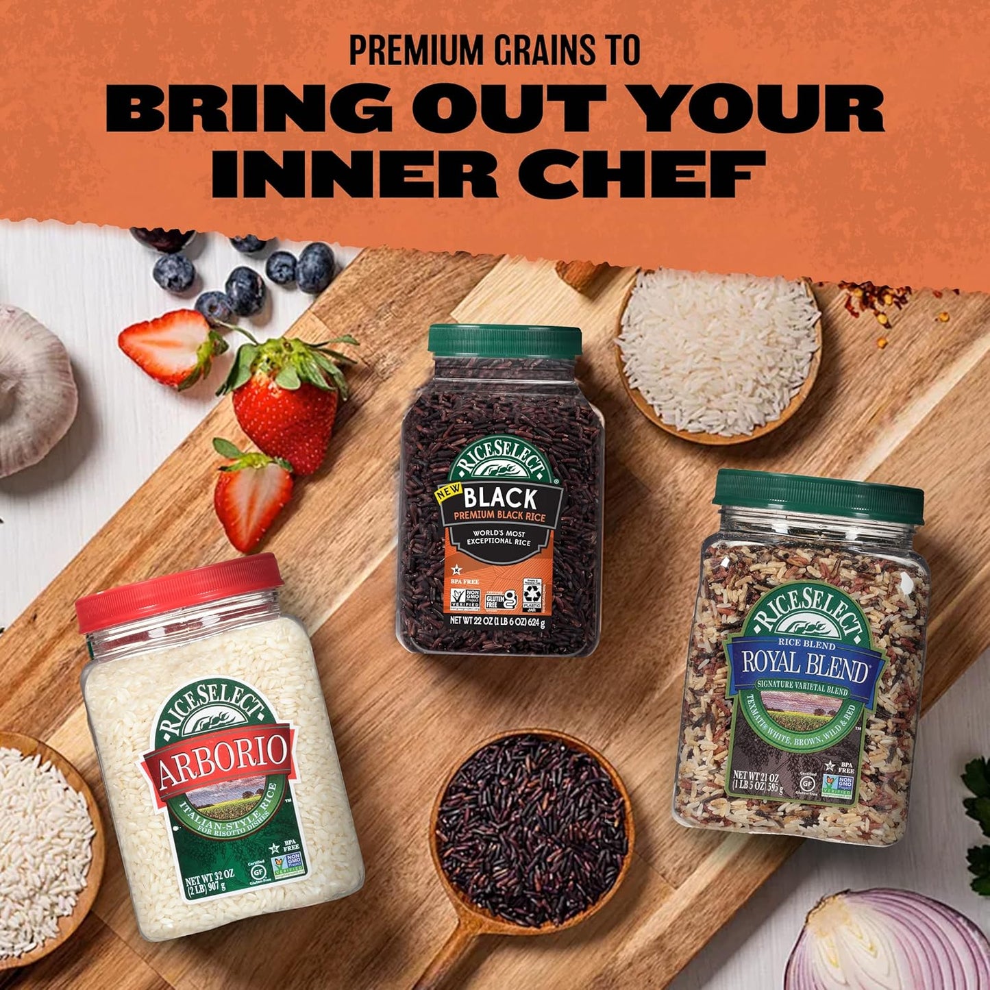 RiceSelect Black Rice Jar — One Whole Grain, Many Meals, Zero Additives