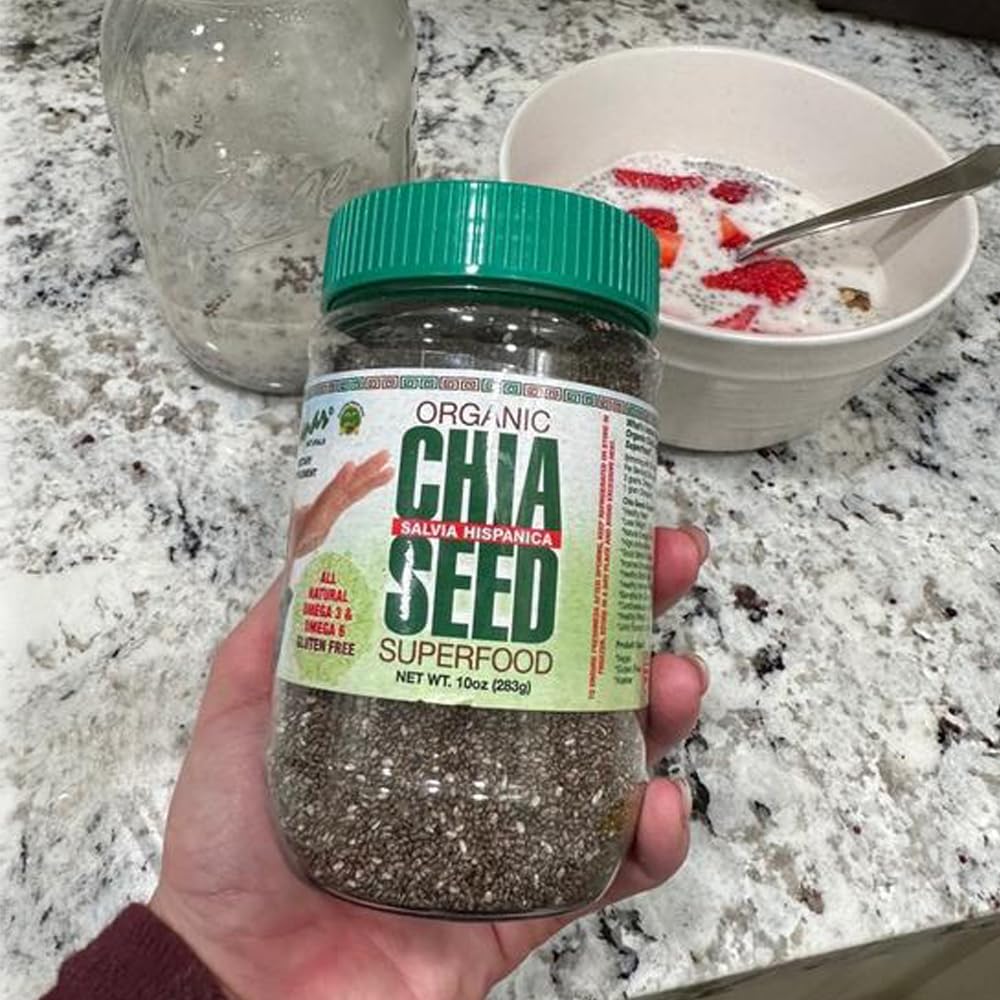 Sanar Naturals Chia Seeds – Restorative Daily Fiber and Omega-3 Support for GLP-1 Wellness Journeys, Non-GMO