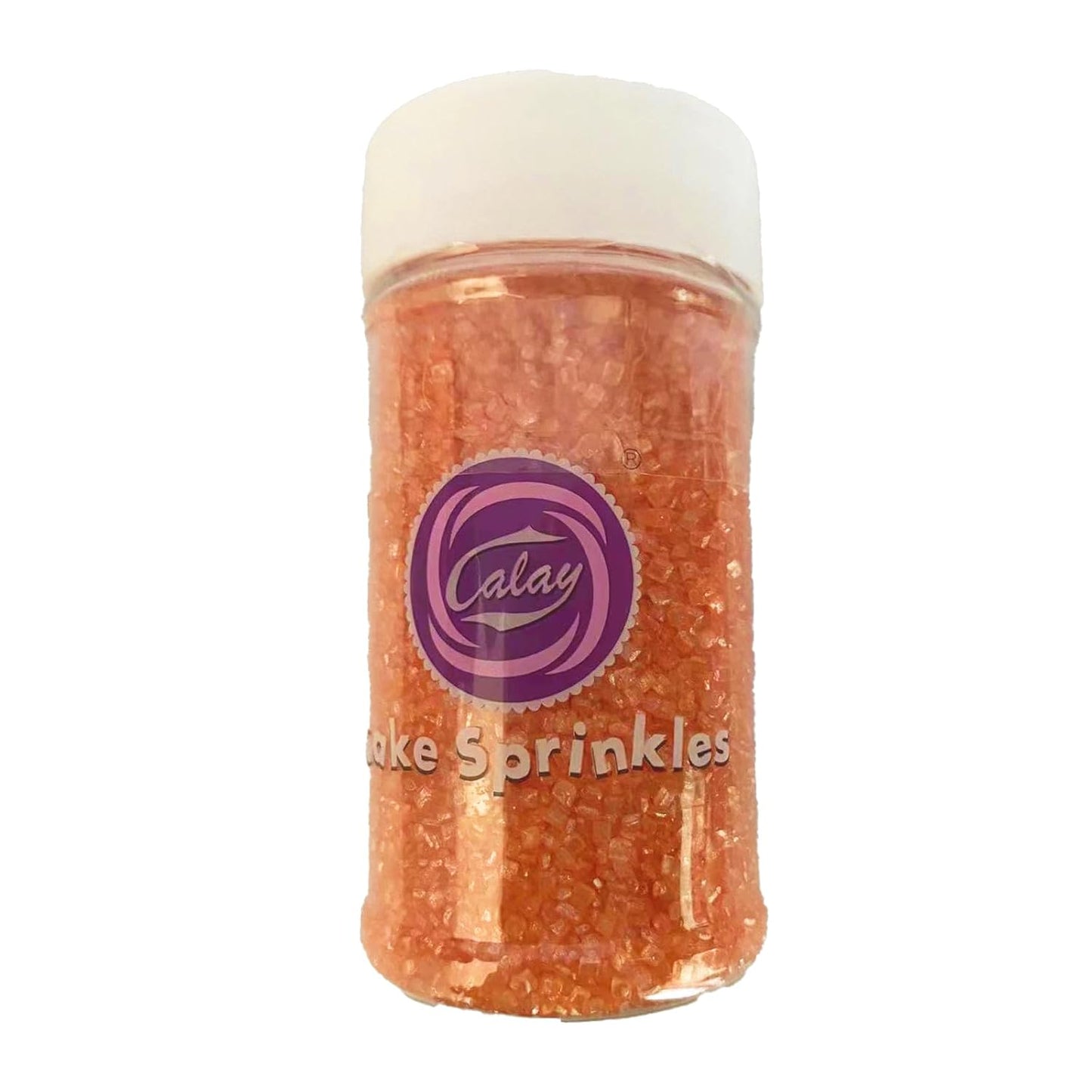 Sentovac Orange Coarse Sugar Crystals – Family-Friendly Edible Sprinkles for Birthday Cake Decorating and Playdate Snacks