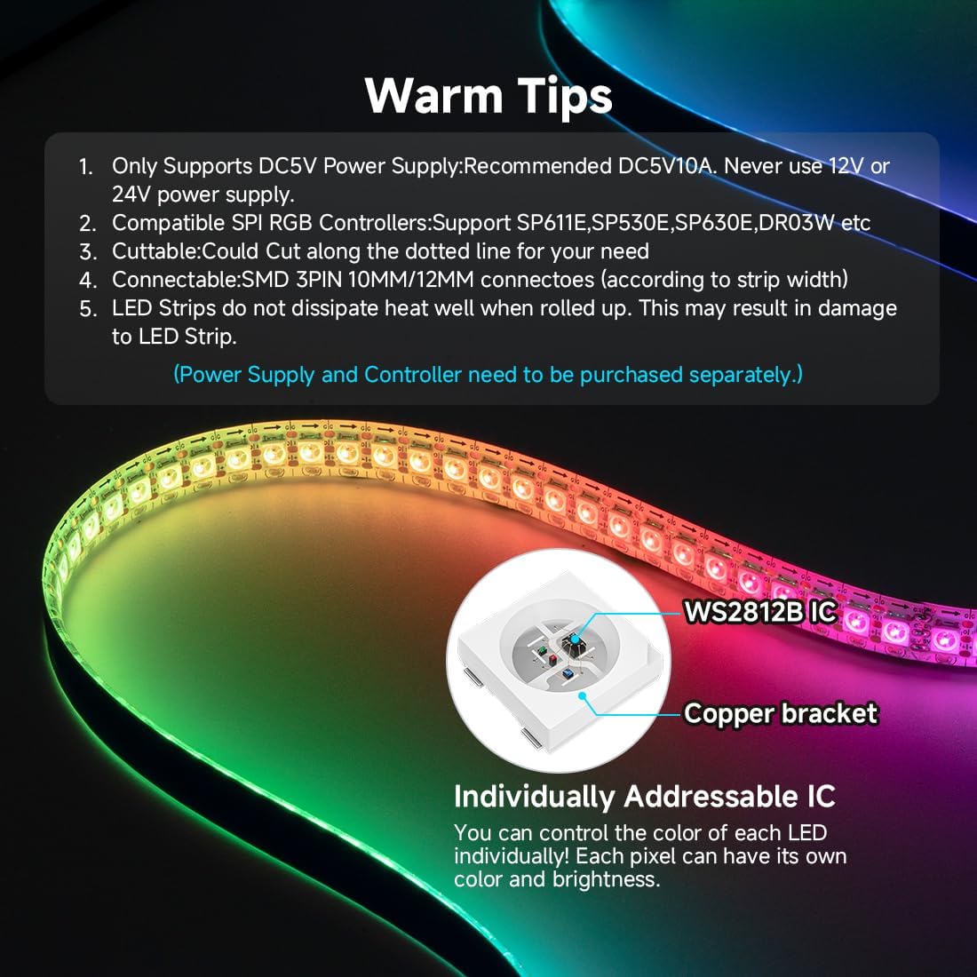 SEZO WS2812B ECO LED Strip – Unique Graduation Gift Idea with Customizable LED Lei Project
