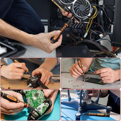 SHARDEN Precision Driver Kit with Case – Holiday Gift for Men Who Tinker, Gamer and Tech Repair
