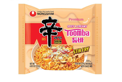 shin toomba spicy creamy stir-fry sauce packet included
