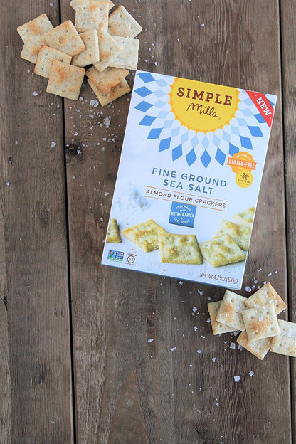 Simple Mills Almond Flour Crackers – Gluten-Free School Snack for Backpack Staples