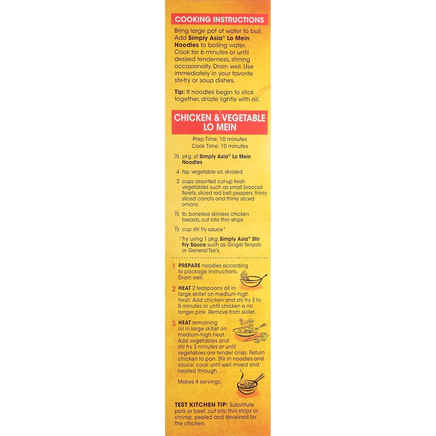 Simply Asia Lo Mein Noodles, Chinese Style – Thick Sauce-Absorbing Texture for Authentic Lo Mein at Home