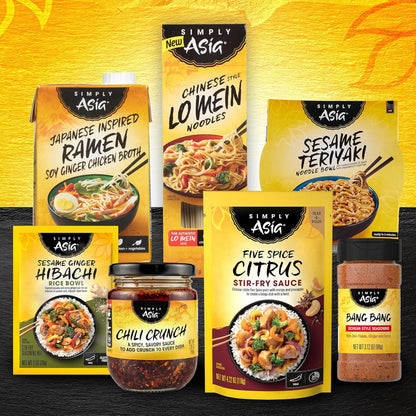 Simply Asia Lo Mein Noodles, Chinese Style – Thick Sauce-Absorbing Texture for Authentic Lo Mein at Home